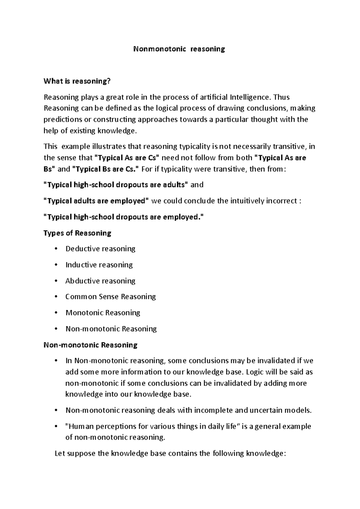 nonmonotonic-reasoning-nonmonotonic-reasoning-what-is-reasoning