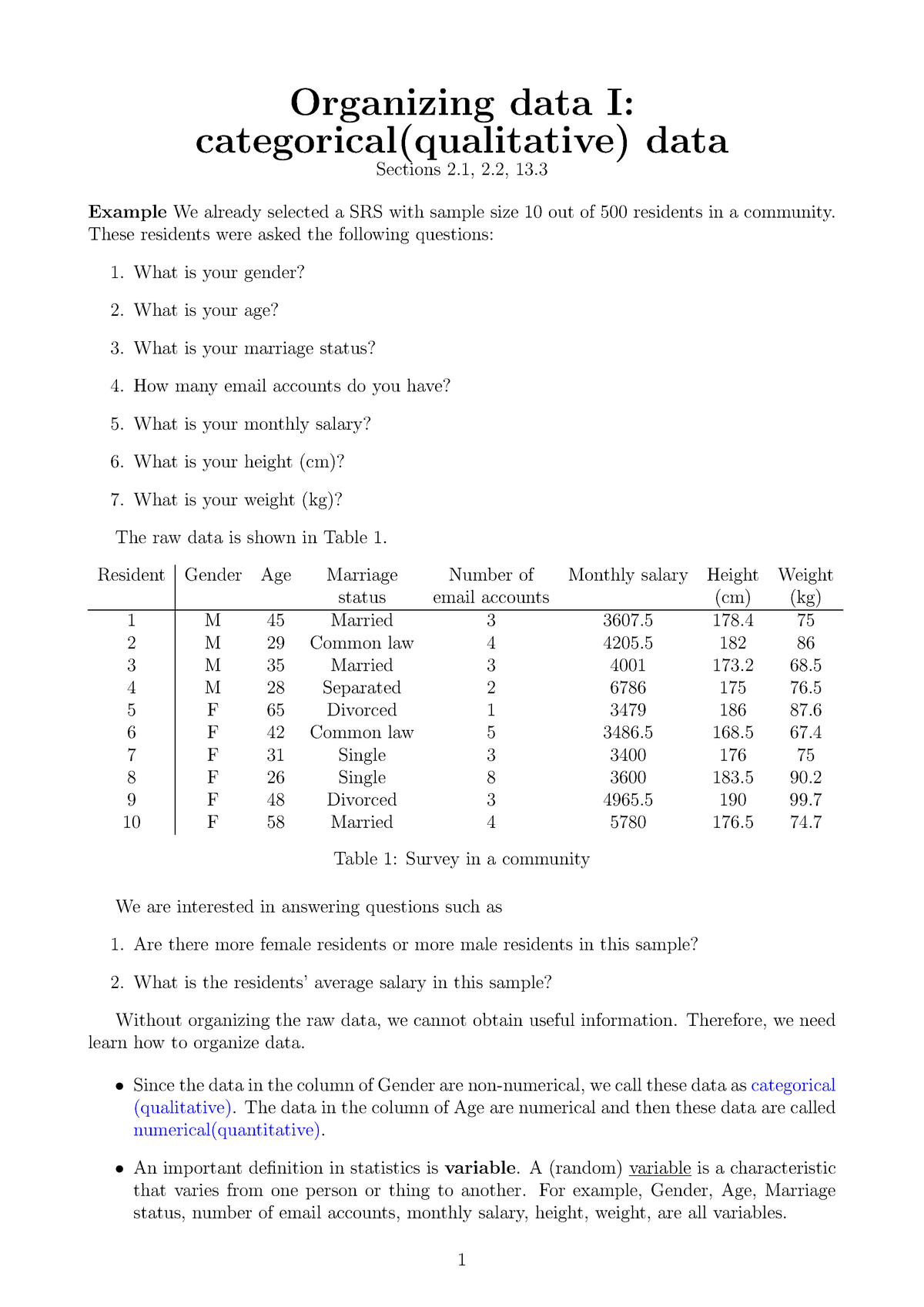 STAT 151 - Chapter 2 Lecture Notes 2021/2022 - Stat 151 - MacEwan - Studocu