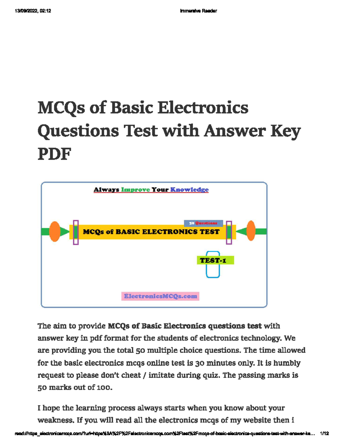 Basic electronics - very useful - Bsc. Computer Engineering - Studocu