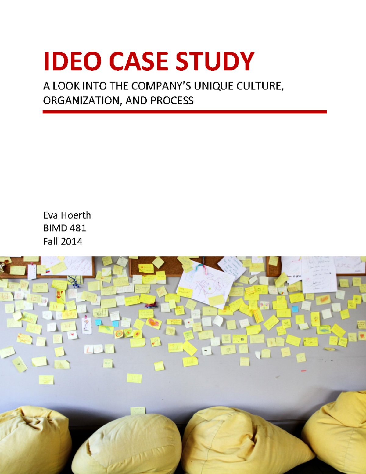 ideo case study solution