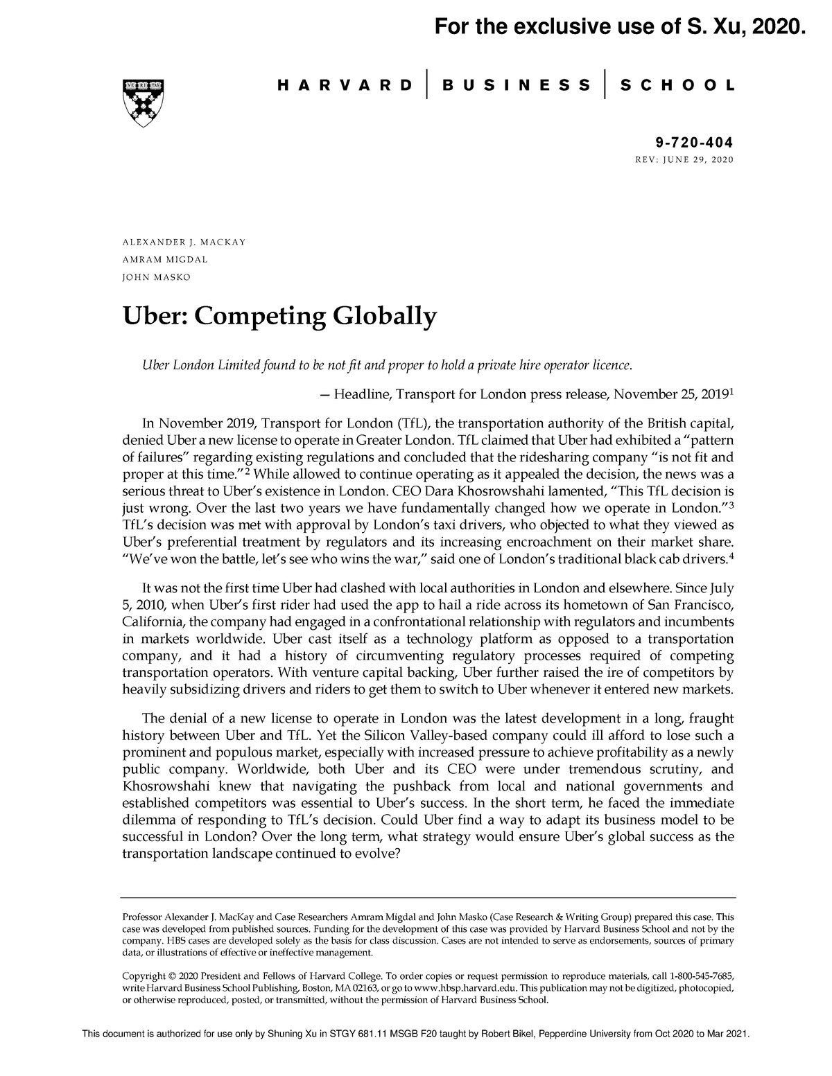 literature review of uber