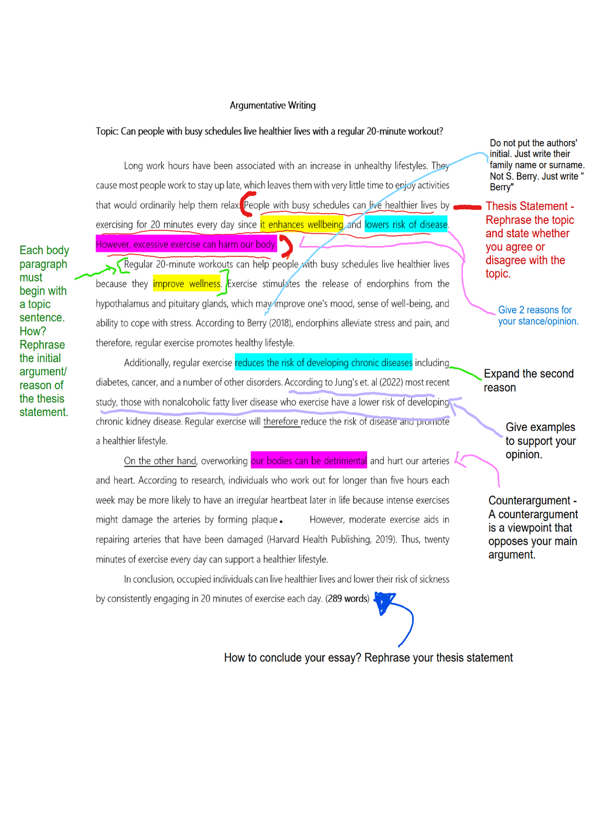 How To Write an Argumentative Essay - English For Academic Purpose ...