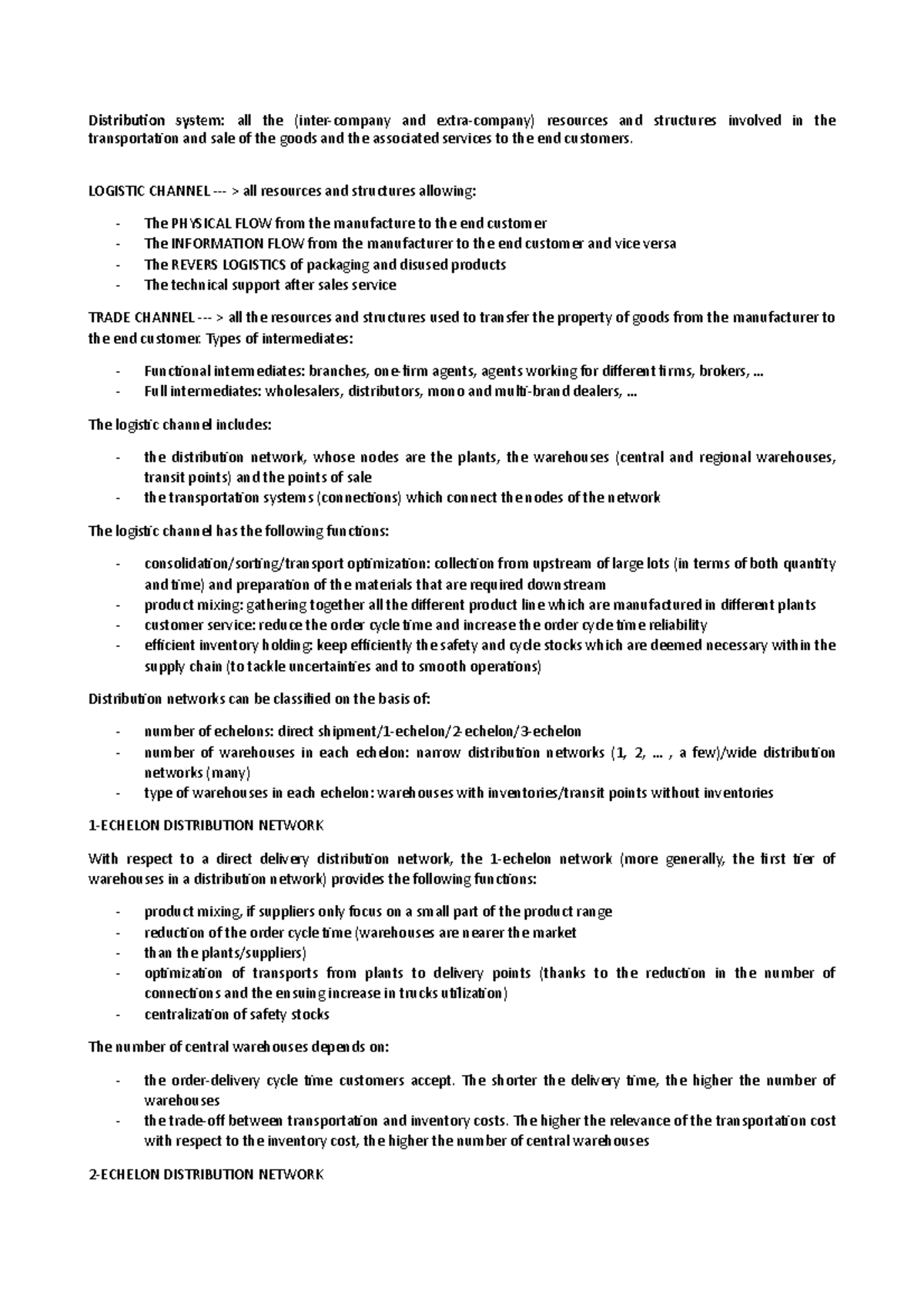 Distribution network design_an overview - Distribution system: all the ...