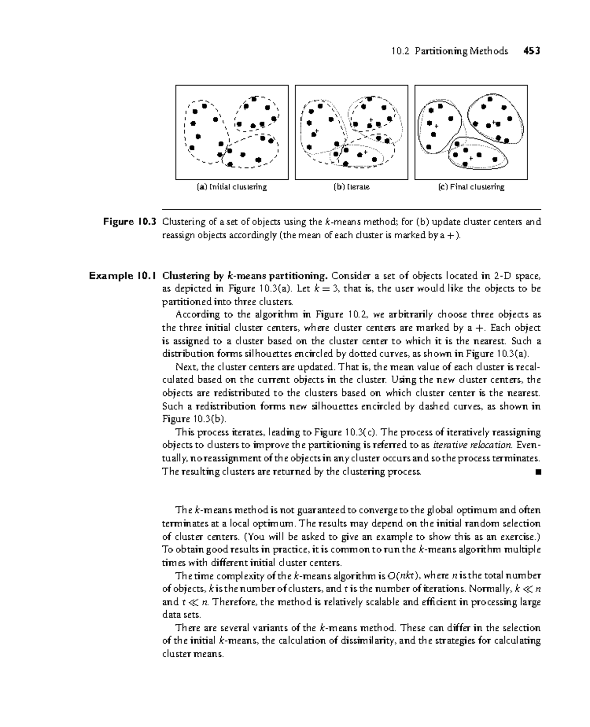 Data mining-5 - Lecture notes 6-10 - 10 Partitioning Methods 453 (a ...