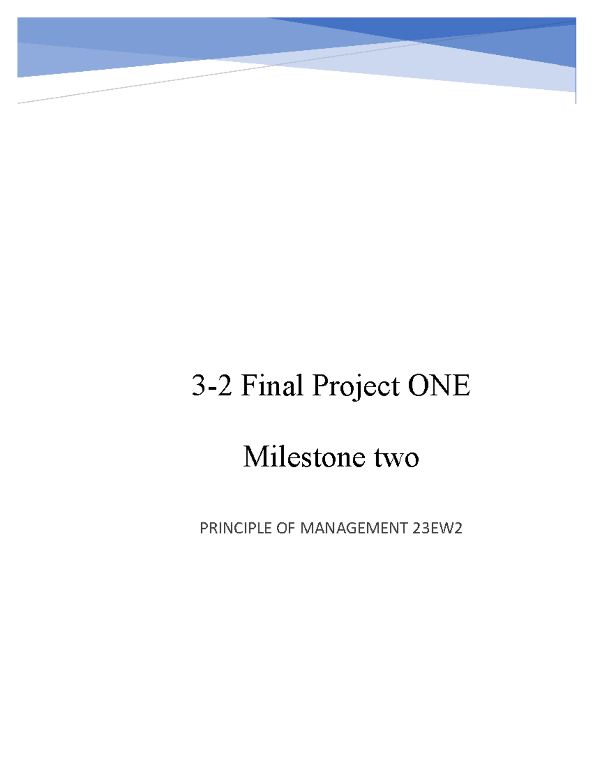 3-2 Final Project Apple - 3-2 Final Project ONE Milestone two PRINCIPLE ...