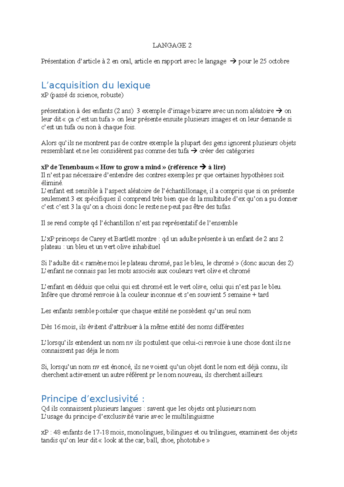 Rapport Au Langage _ Rapport Au Langage Exemple – KQJJX