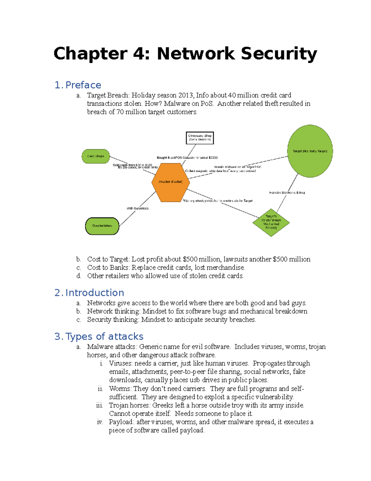 Bus 111 Chapter 4 - Lecture notes 4 - Chapter 4: Network Security 1 a ...