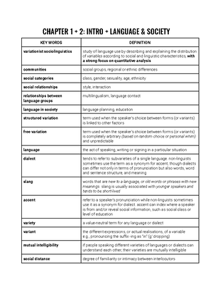 HG2020 Textbook Keyword Definitions (Chp 0-4) - CHAP 0: INTRODUCTION ...