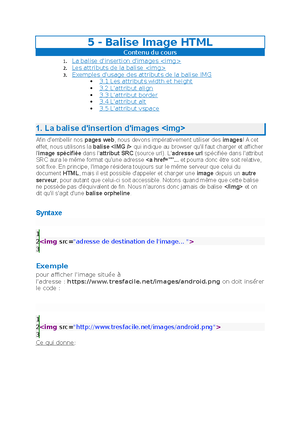 Exercices HTML avec correction - Exercices HTML avec correction ...
