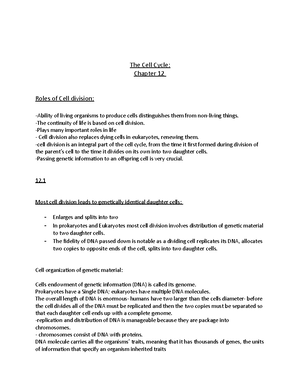 Bmb exam 4 - lecture notes for 4th exam for Robert Gunderson - Chapter ...