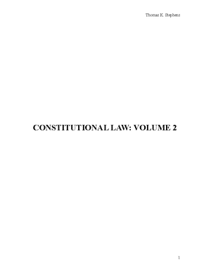 Constitutional Law Notes