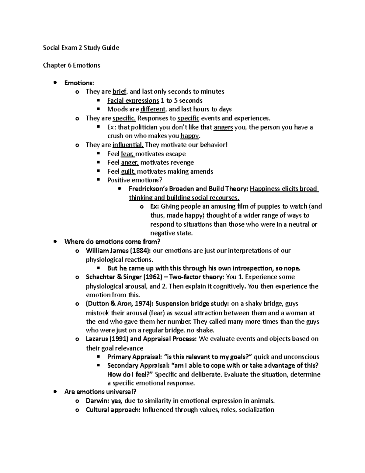 Social Exam 2 Study Guide - Social Exam 2 Study Guide Chapter 6 ...