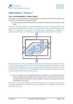 Short Questions - Introduction - Why Is Flight Guidance Necessary? Name ...