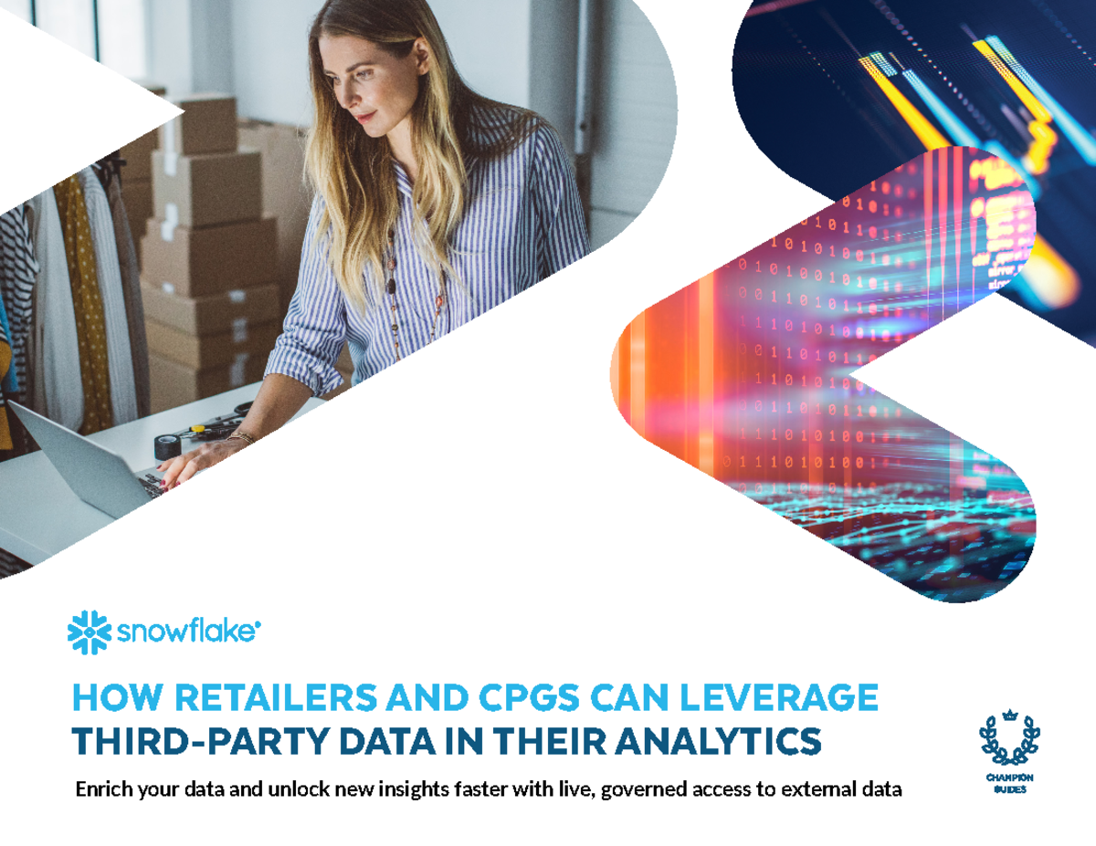 How retailers and cpgs can leverage third party data in their analytics ...