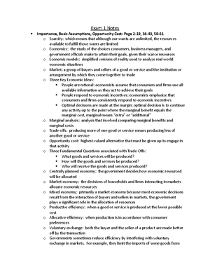ARE chapter 3 notes - Economic Surplus and efficiency (CHAPTER 3) How ...
