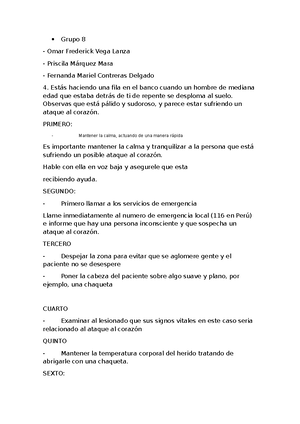 Infografía Evaluación Secundaria EN Primeros Auxilios - ¿QUÉ ES LA ...