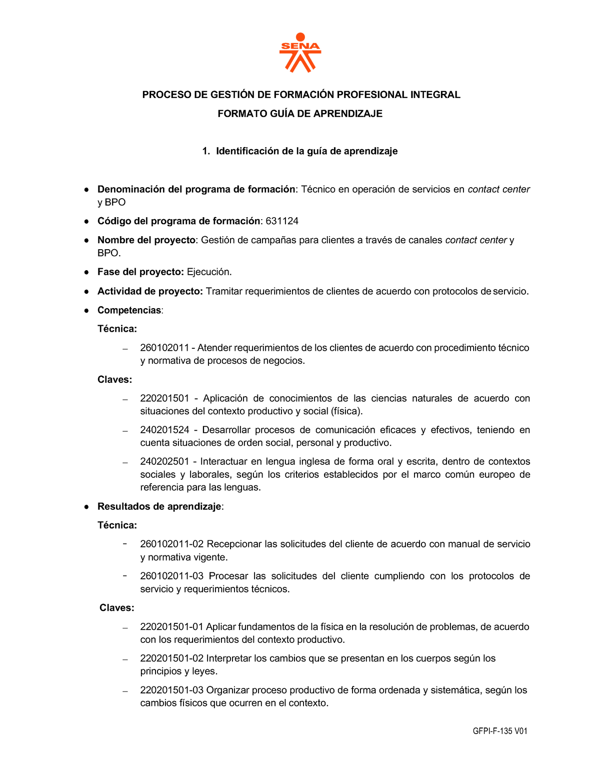 Guia aprendizaje 3 - vbhjkl- PROCESO DE GESTIÓN DE FORMACIÓN