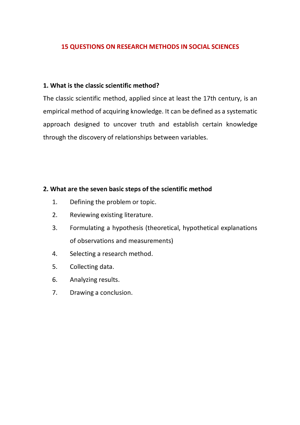 Contoh Soalan Research Method  LauraewaAndrews