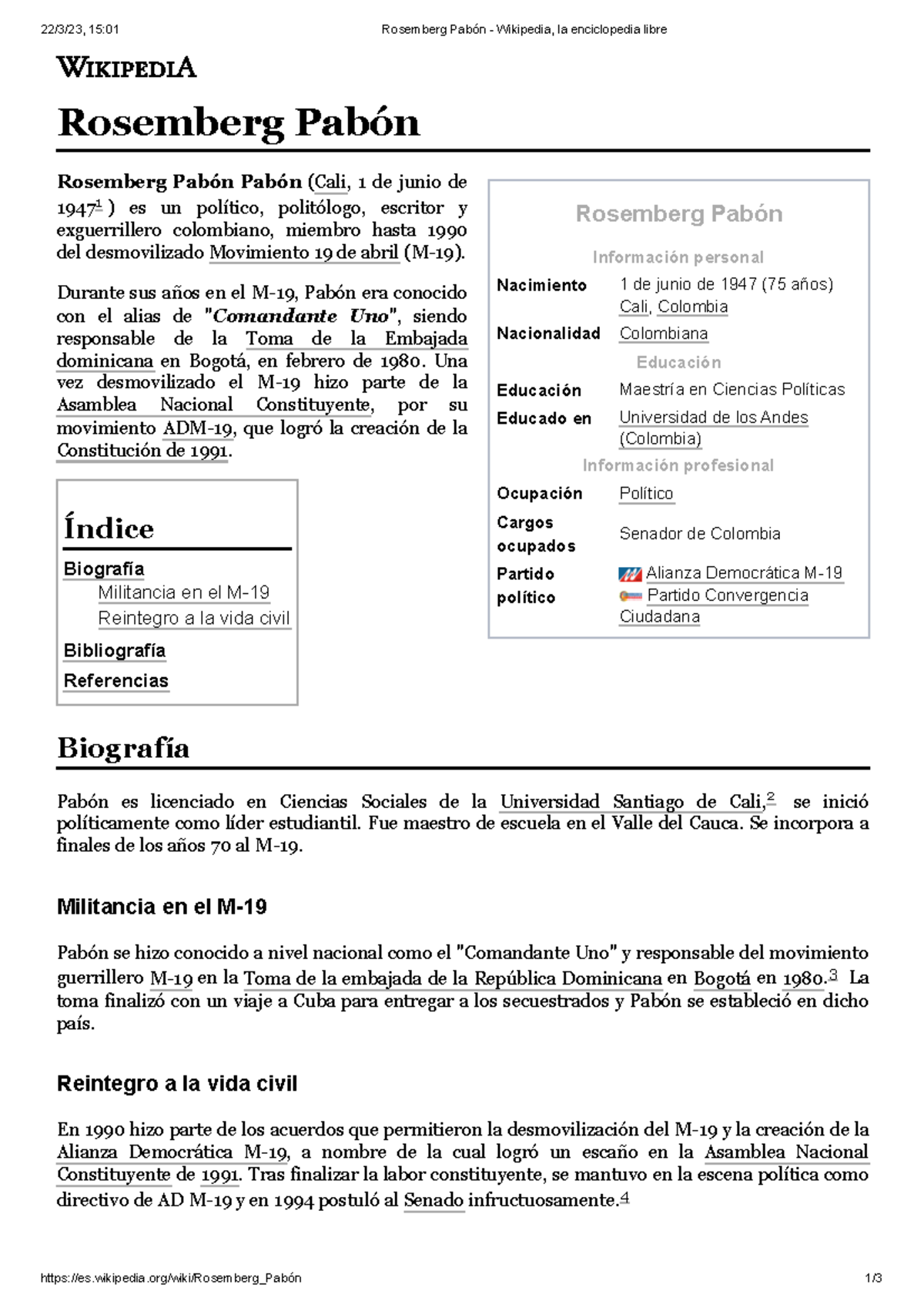 Rosemberg Pabón - Wikipedia, la enciclopedia libre - wikipedia/wiki ...