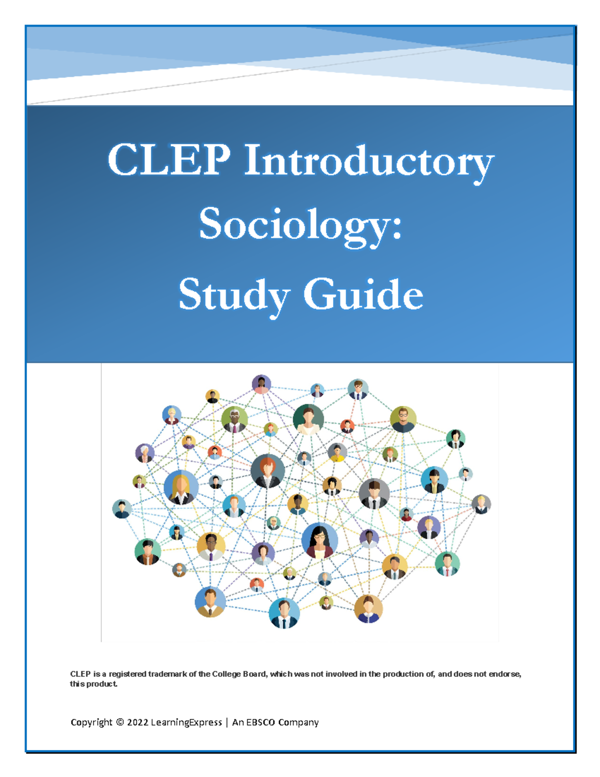 Ebsco CLEP Introductory Sociology 2022 - CLEP Is A Registered Trademark ...