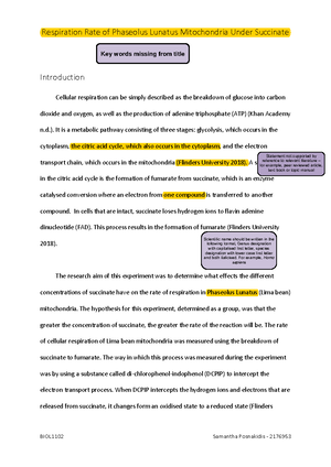 BIOL1102 - Lecture Notes All - BIOL1102 Lecture 1: Introduction To ...