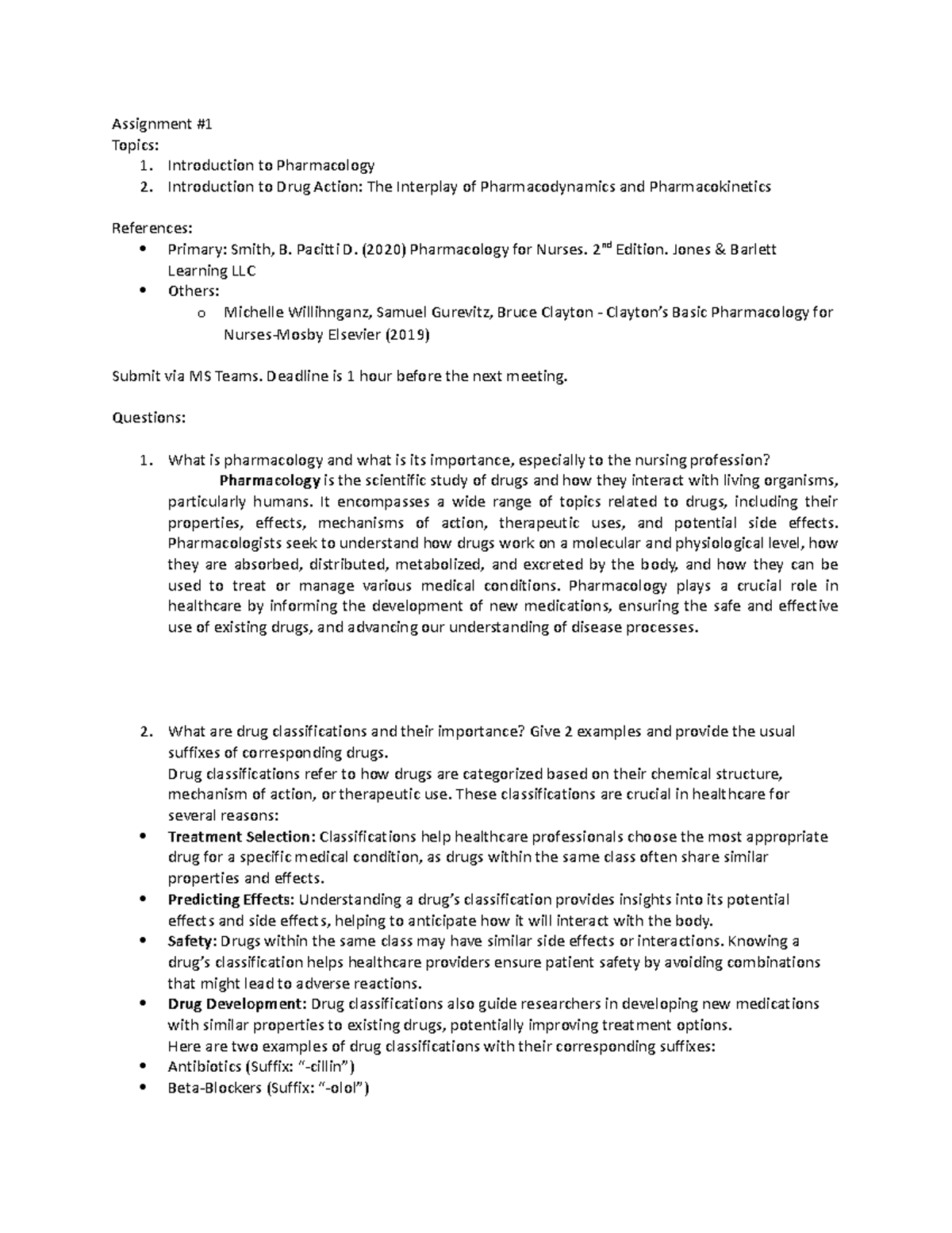 Assignment-1 - notes - Assignment # Topics: 1. Introduction to ...