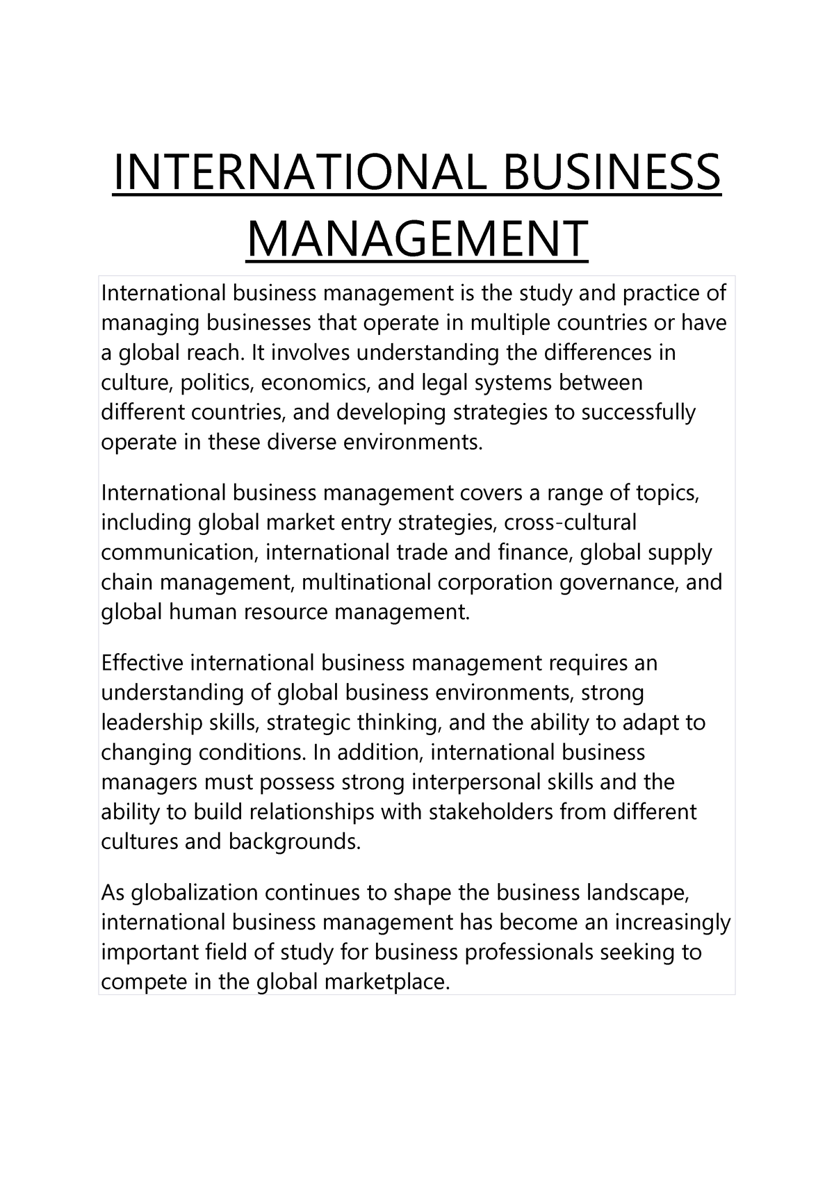 international-business-management-final-test-course-international