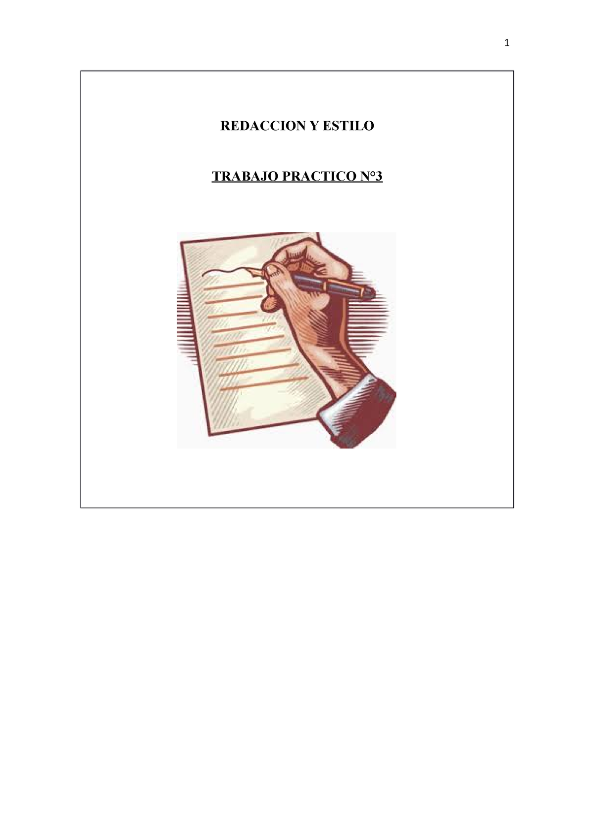 Tp N 3 Redaccion Y Estilo Subir Redaccion Y Estilo Trabajo Practico N° Trabajo Practico N° 3 8704