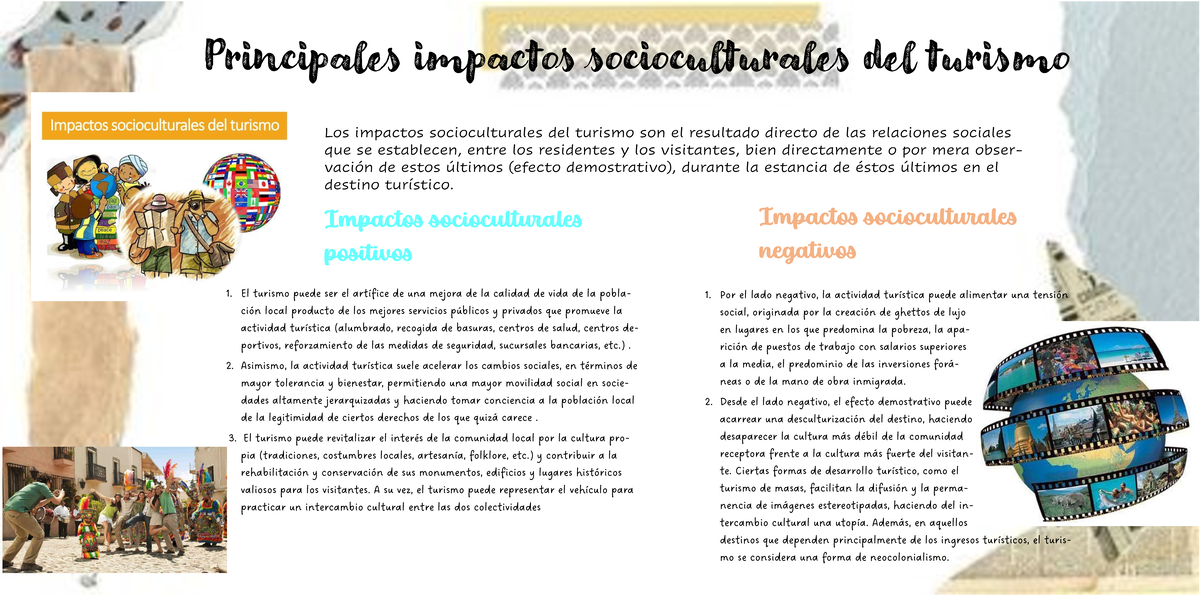 Principales Impactos Socioculturales Del Turismo - Impactos ...