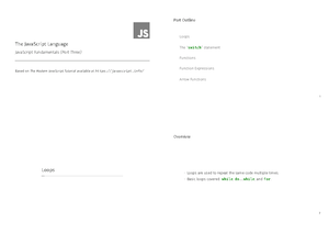 Javascript part 3 - The JavaScript Language JavaScript Fundamentals ...
