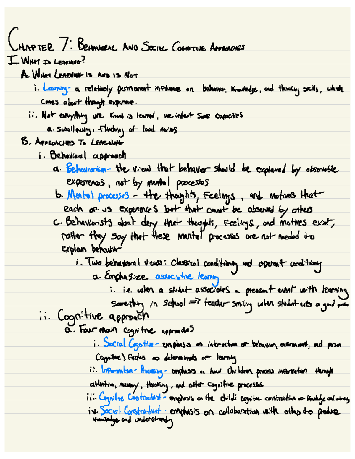 Chapter 7- Behavioral and Social Cognitive Approaches - APTER ...