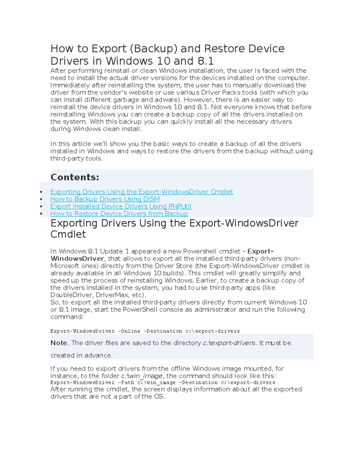 Hacer Backup DE LOS Drivers EN Windows SIN Programas - How to Export ...