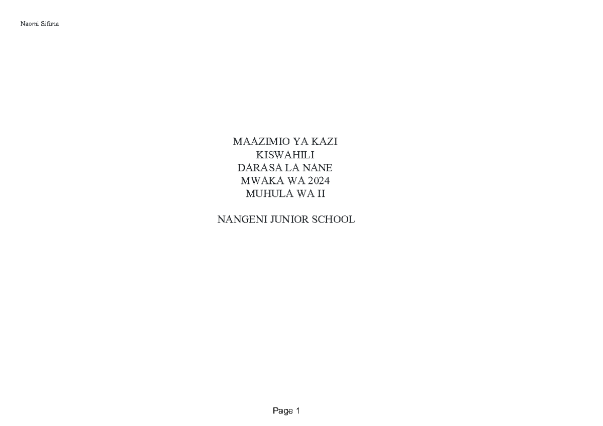 652495-kiswahili-grade-8-term-ii-naomi-sifuna-maazimio-ya-kazi