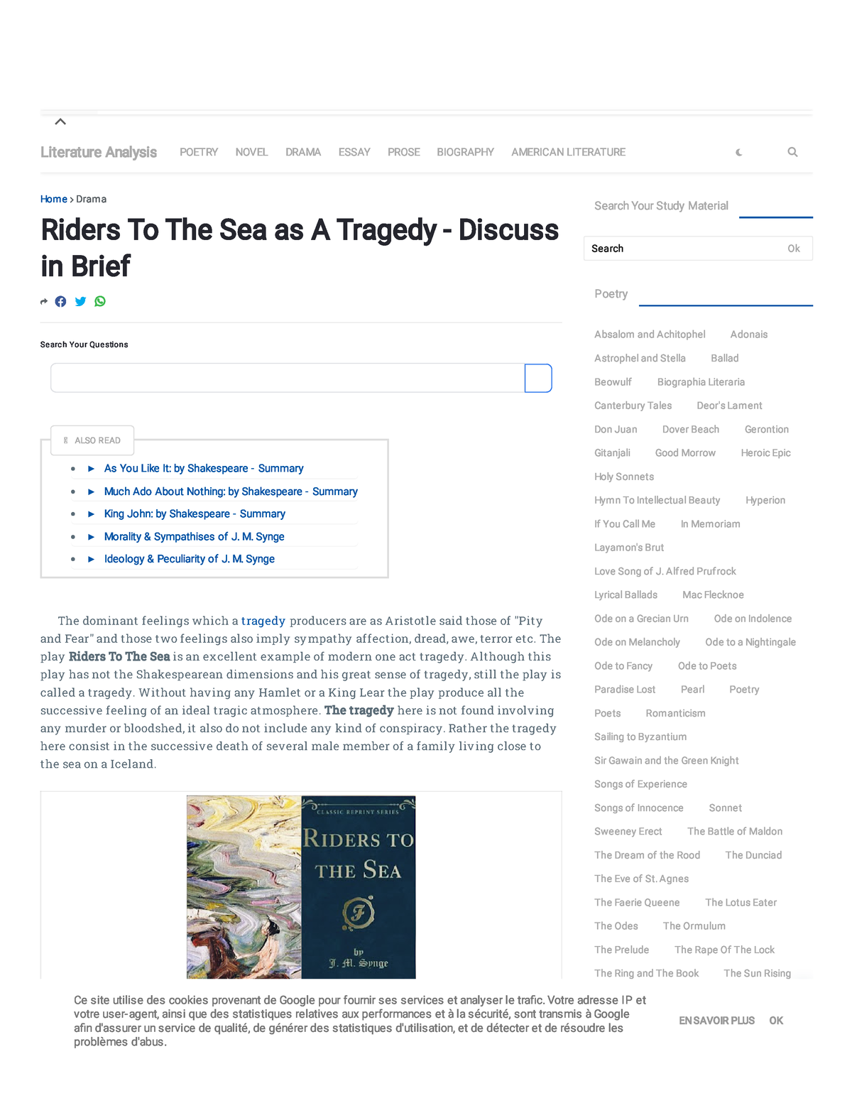 Riders To The Sea As A Tragedy Discuss In Brief Hom E Dra M A Ri   Thumb 1200 1553 