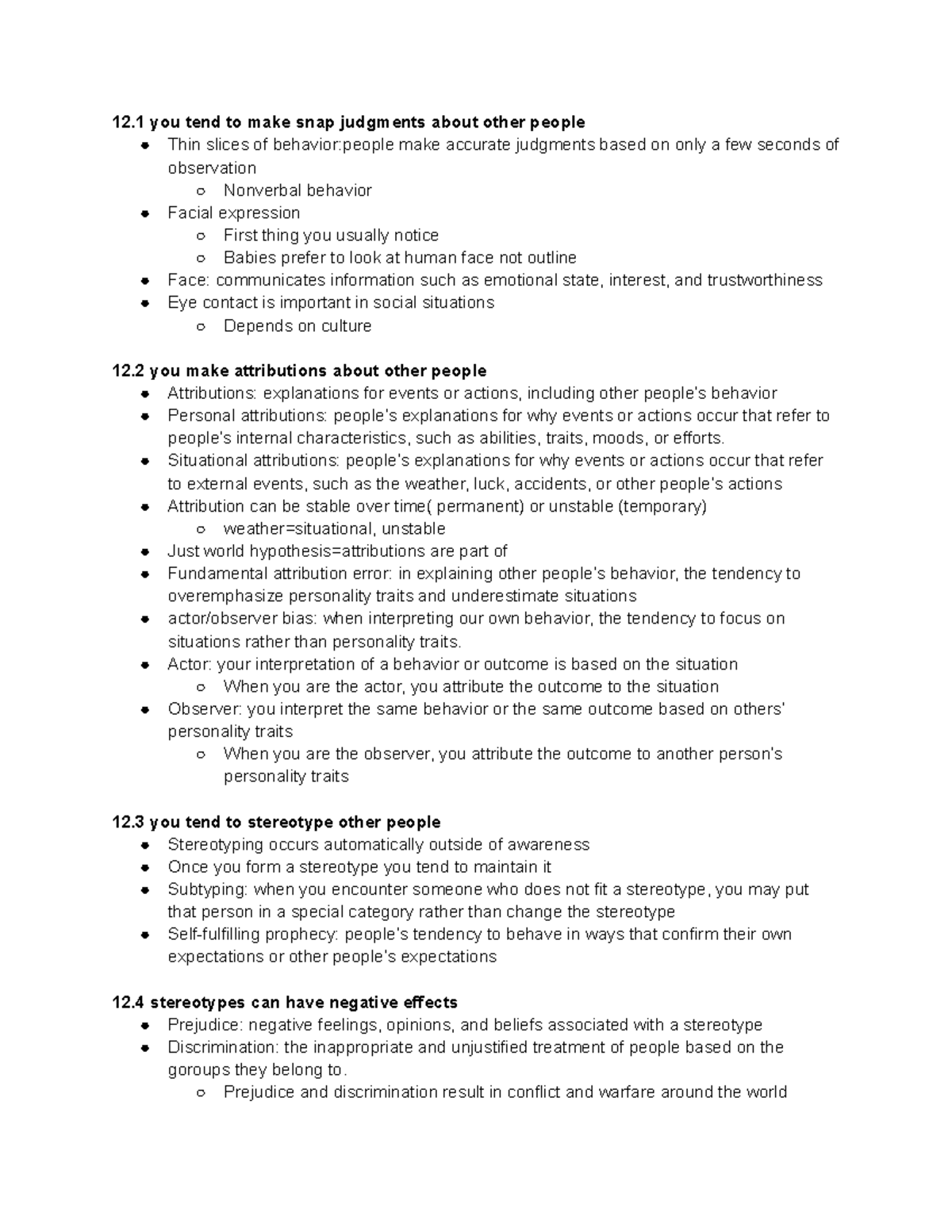 Social Psychology online lecture 12 you tend to make snap judgments
