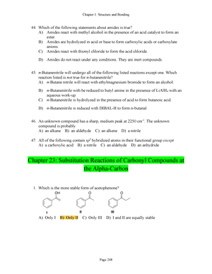 Module 4 - Activity In Chemistry - LESSON 1 I. MULTIPLE CHOICE 1. B 2 ...