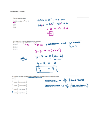 MAT 1033 Review Quiz 5 Solutions - MAT1033 - Studocu