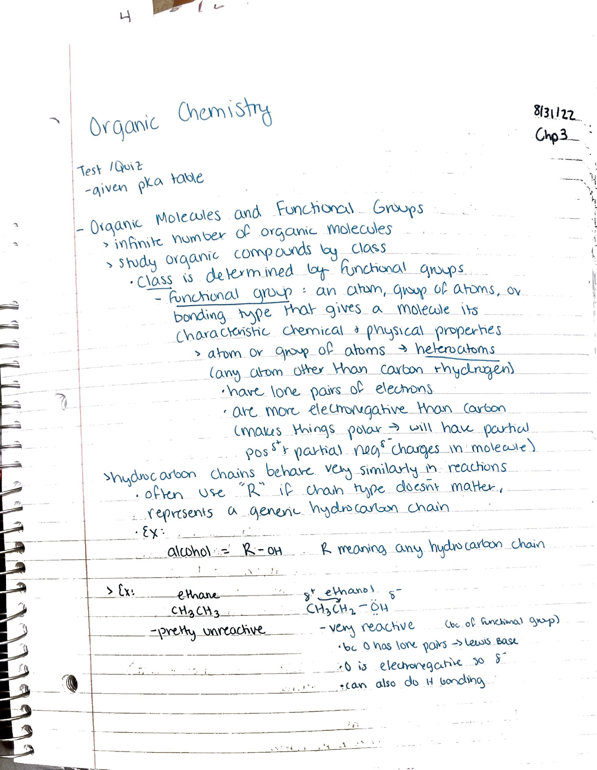 Organic Chemistry - CHEM 3404 - Studocu