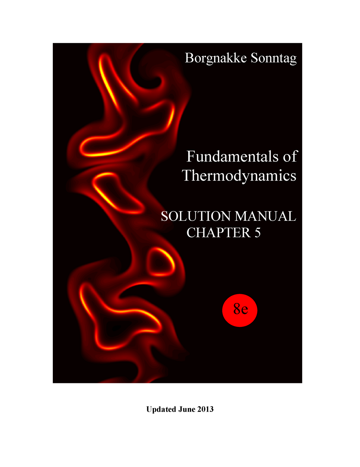 Chapter 05 Fundamentals of Thermodynamics 8th solution pdf 열역학