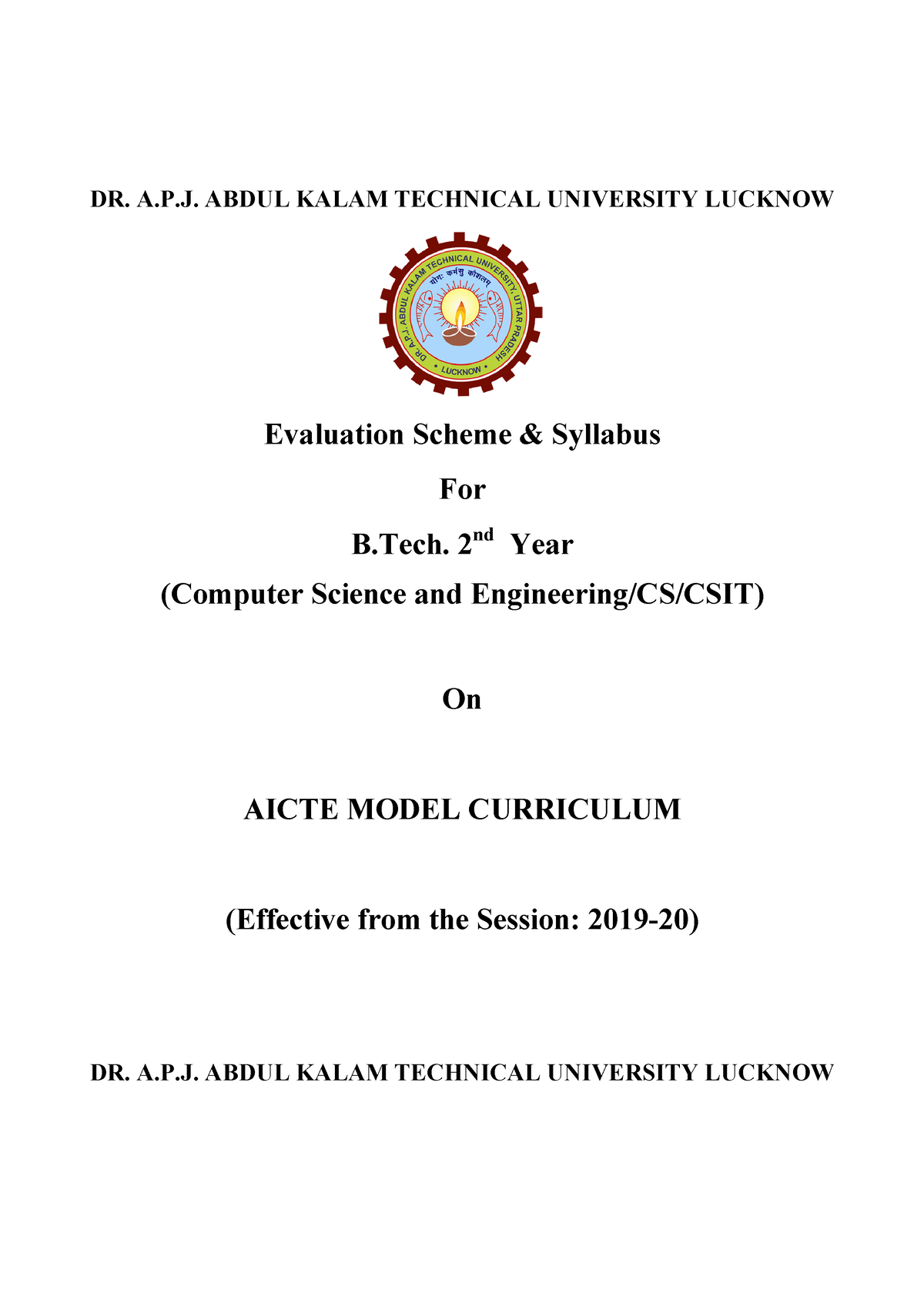 B.Tech. 2nd Year CS - Python Practical Pdf - DR. A.P. ABDUL KALAM ...