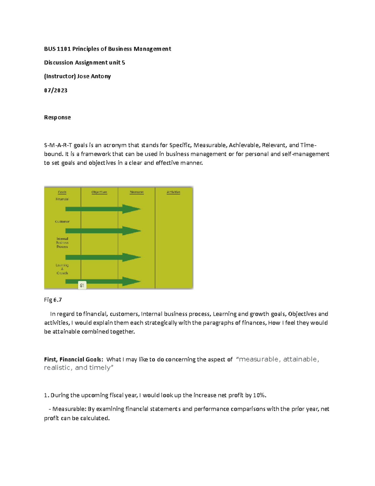 U6-LJ-BUS 1101 Principles Of Business Management - BUS 1101 Principles ...