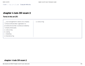 ISDS Test 1 (Ch 1,2&4) Flashcards Quizlet - ISDS Test 1 (Ch 1,2&4 ...