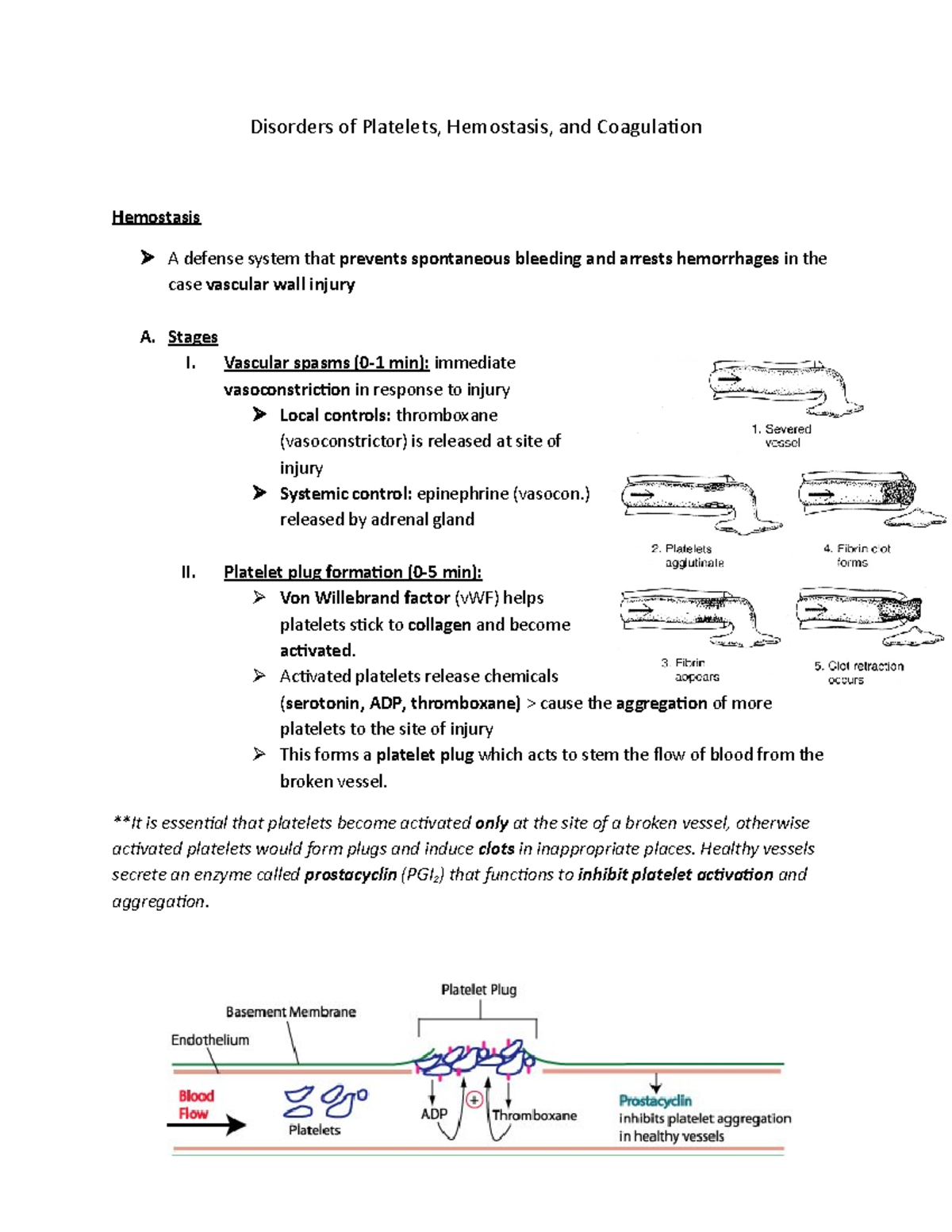 Disorders of Platelets, Hemostasis, and Coagulation - Disorders of ...