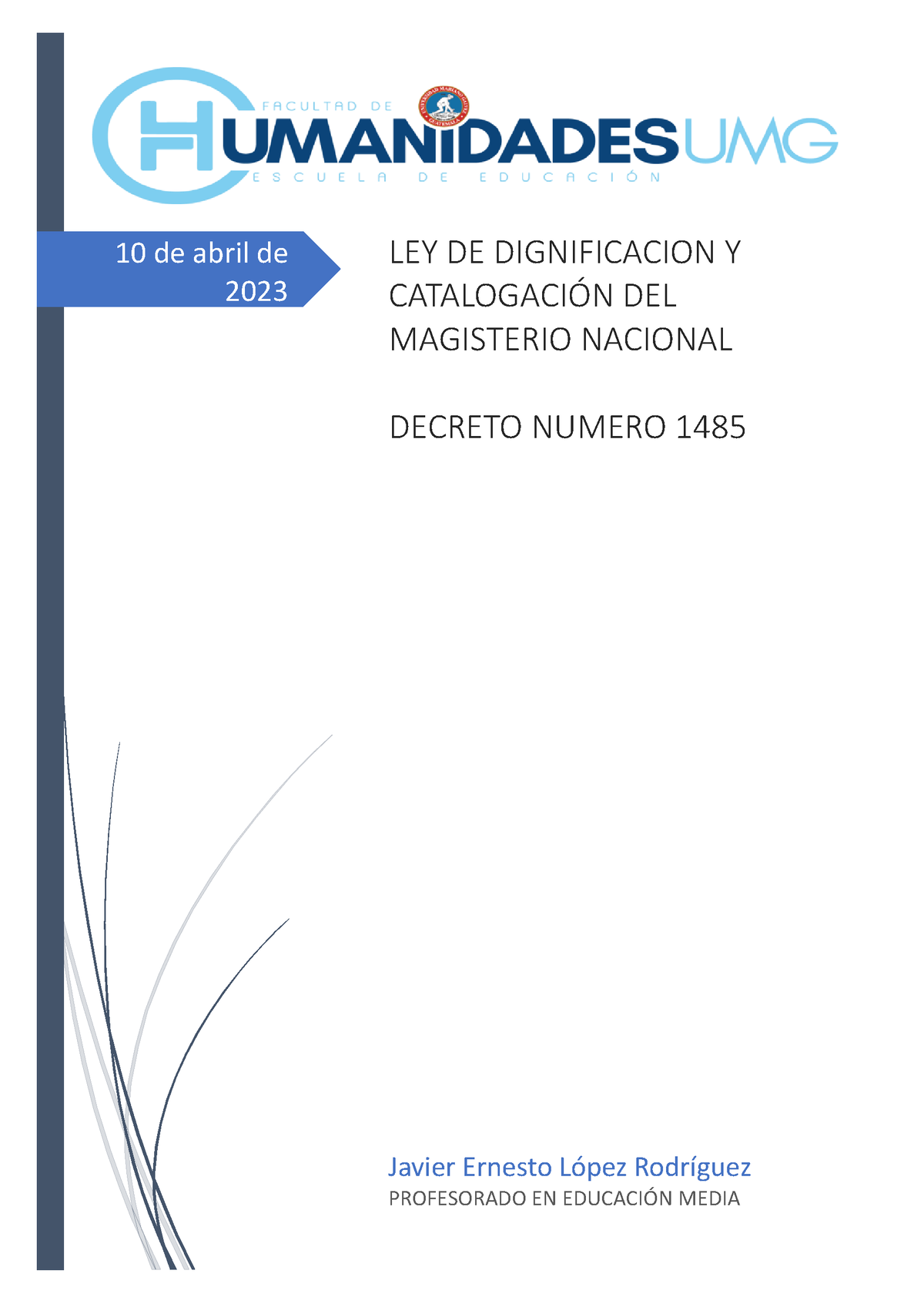 Annotated Tarea Tareas Y Ejercicios De Abril De Ley De