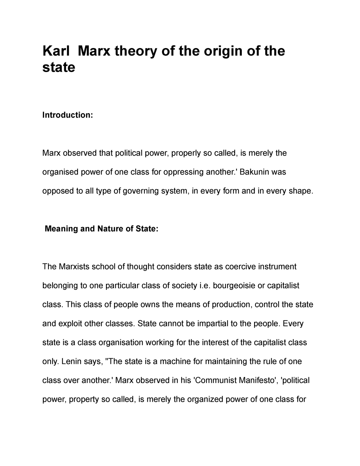 karl-marx-theory-of-the-origin-of-the-state-karl-marx-theory-of-the