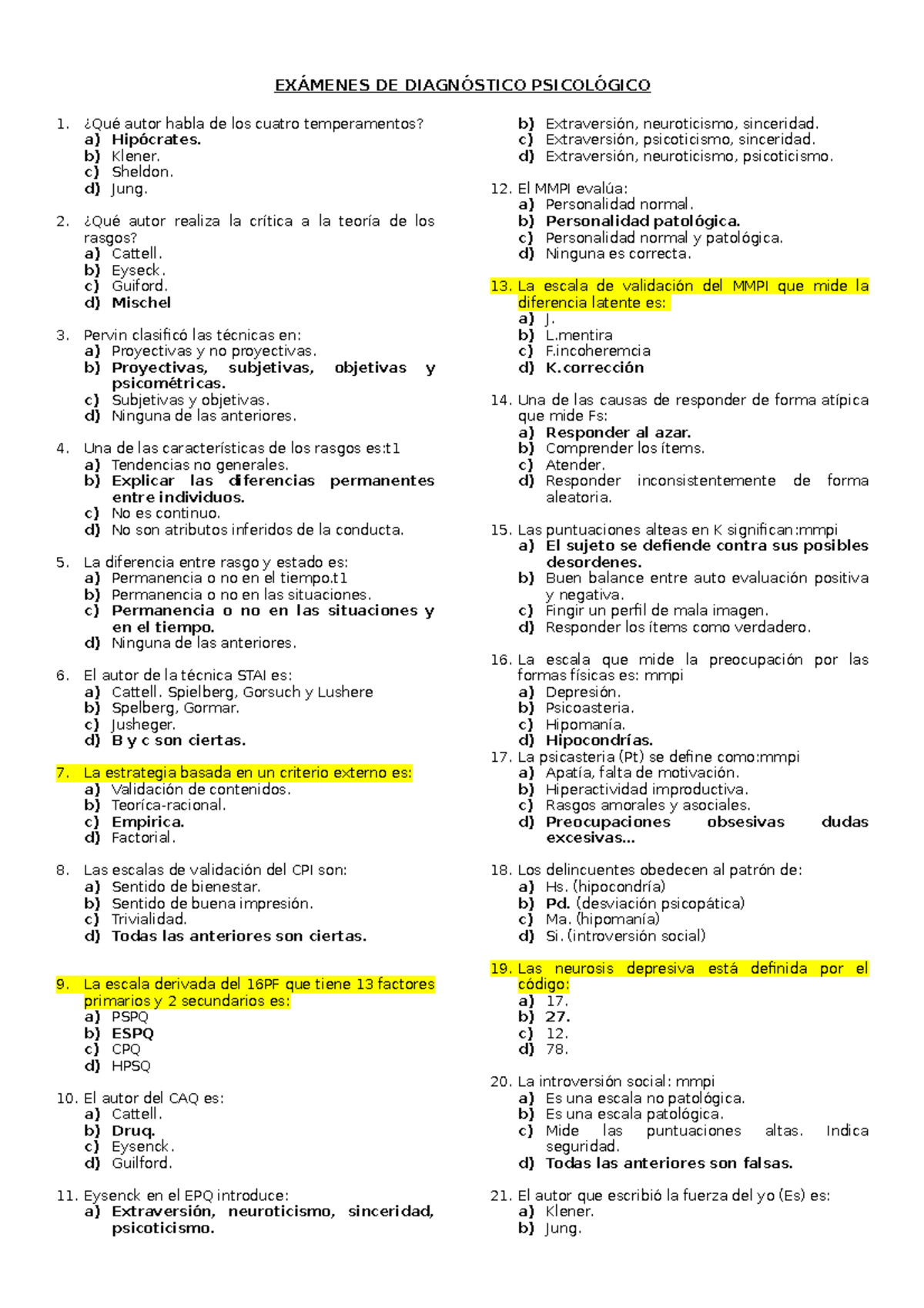 Examen 2014, Preguntas Y Respuestas - DE 1. 2. 3. 4. Autor Habla De Los ...