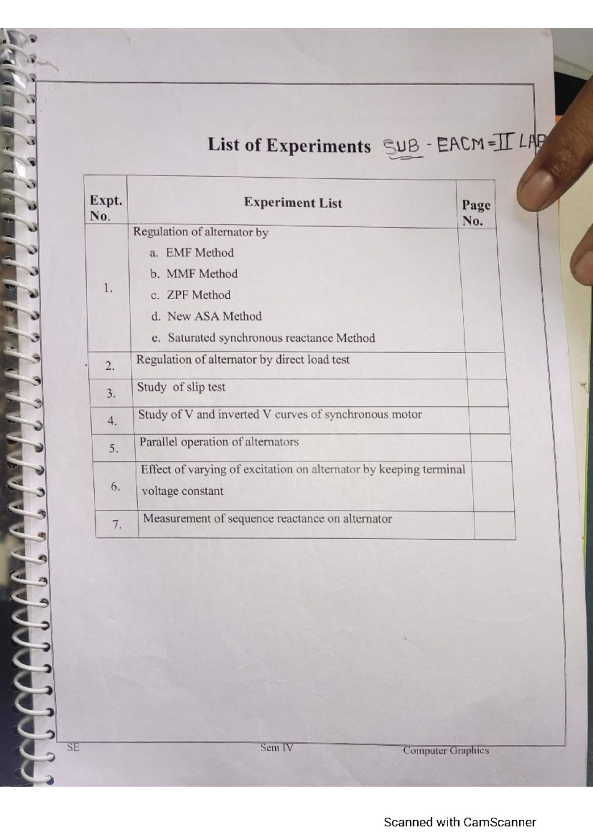 ACM II Lab manual - For used in pratical section. - Basic Electrical ...