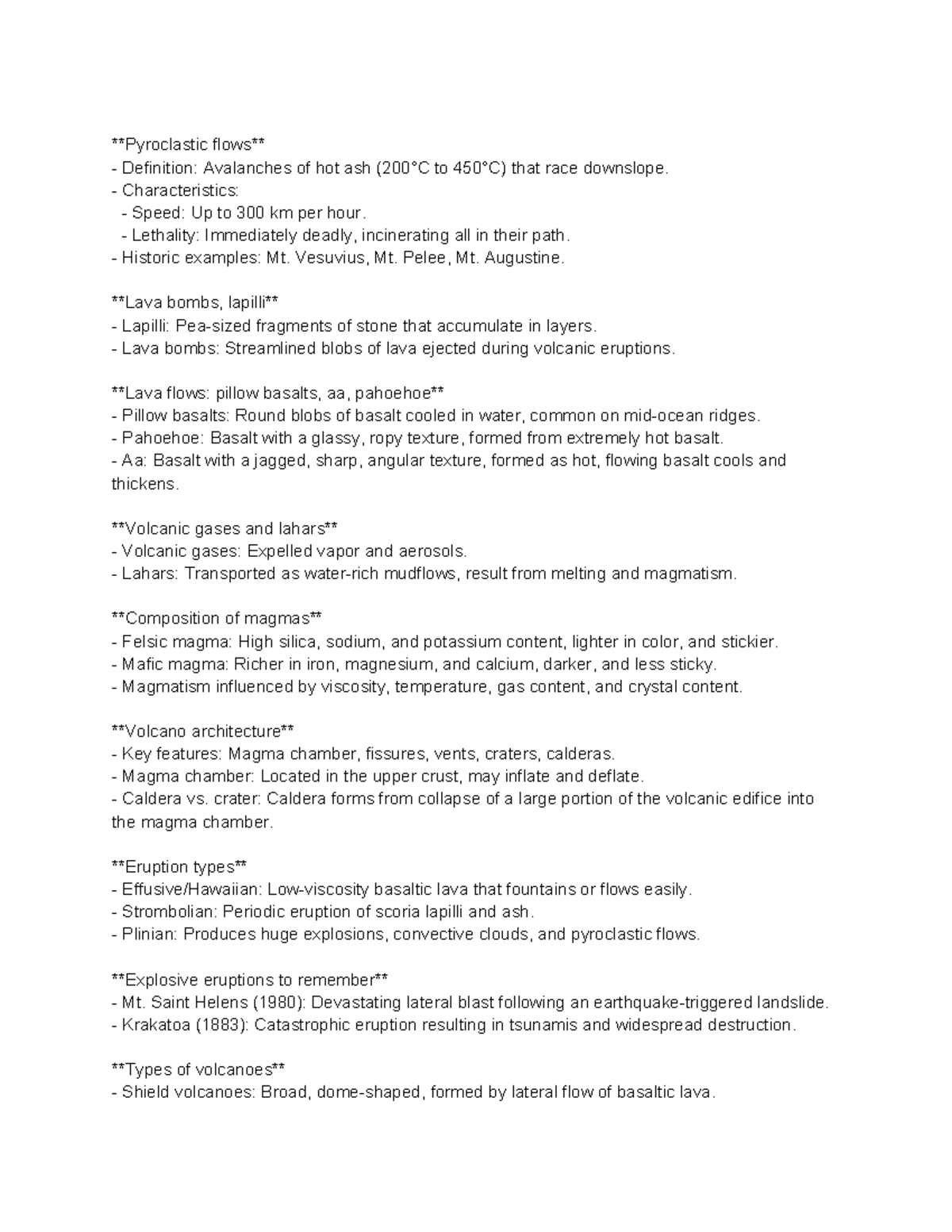 Chapter 9,10, and interlude D - Pyroclastic flows Definition ...