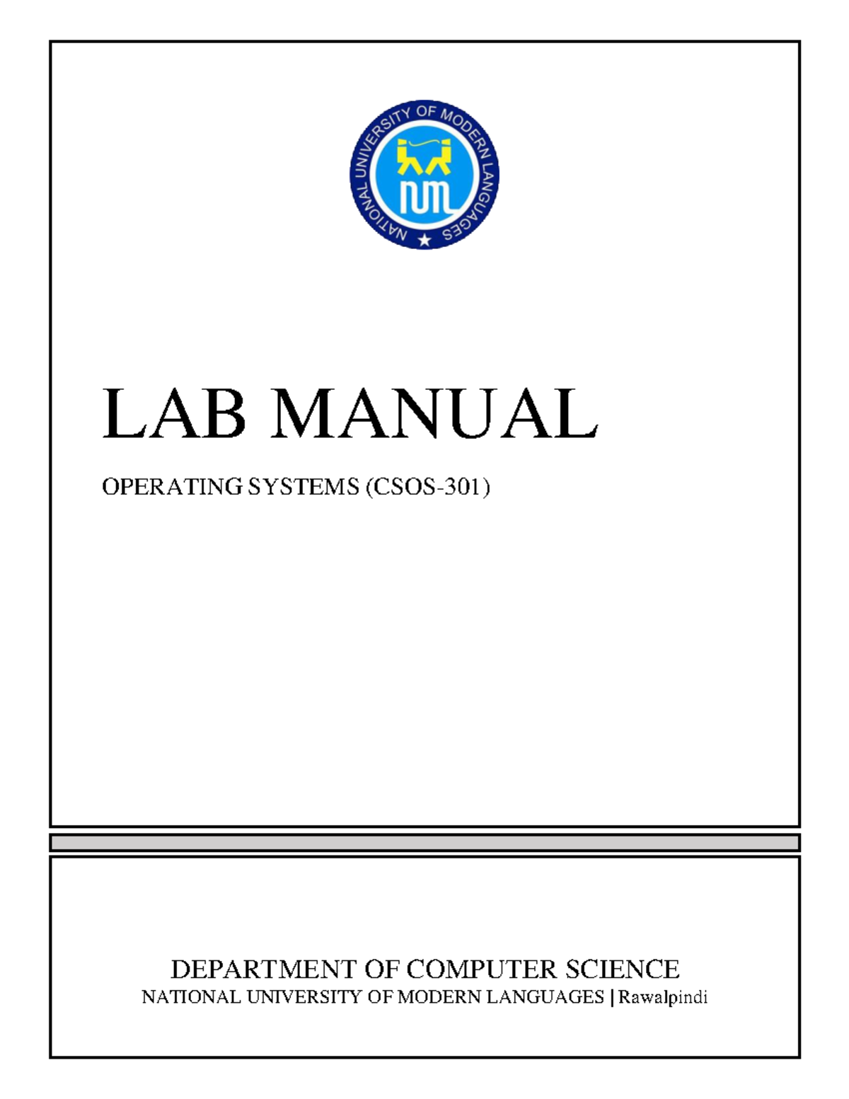 CS OS LAB#05 - it is very helpful for students in their studies ...