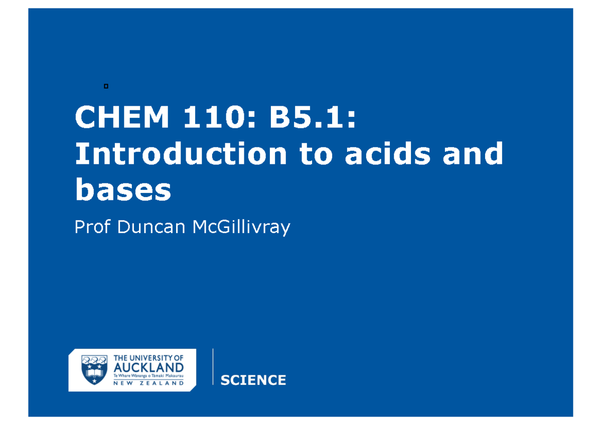 CHEM+110+B5+Acid+base+introduction - CHEM 110: B5: Introduction to ...